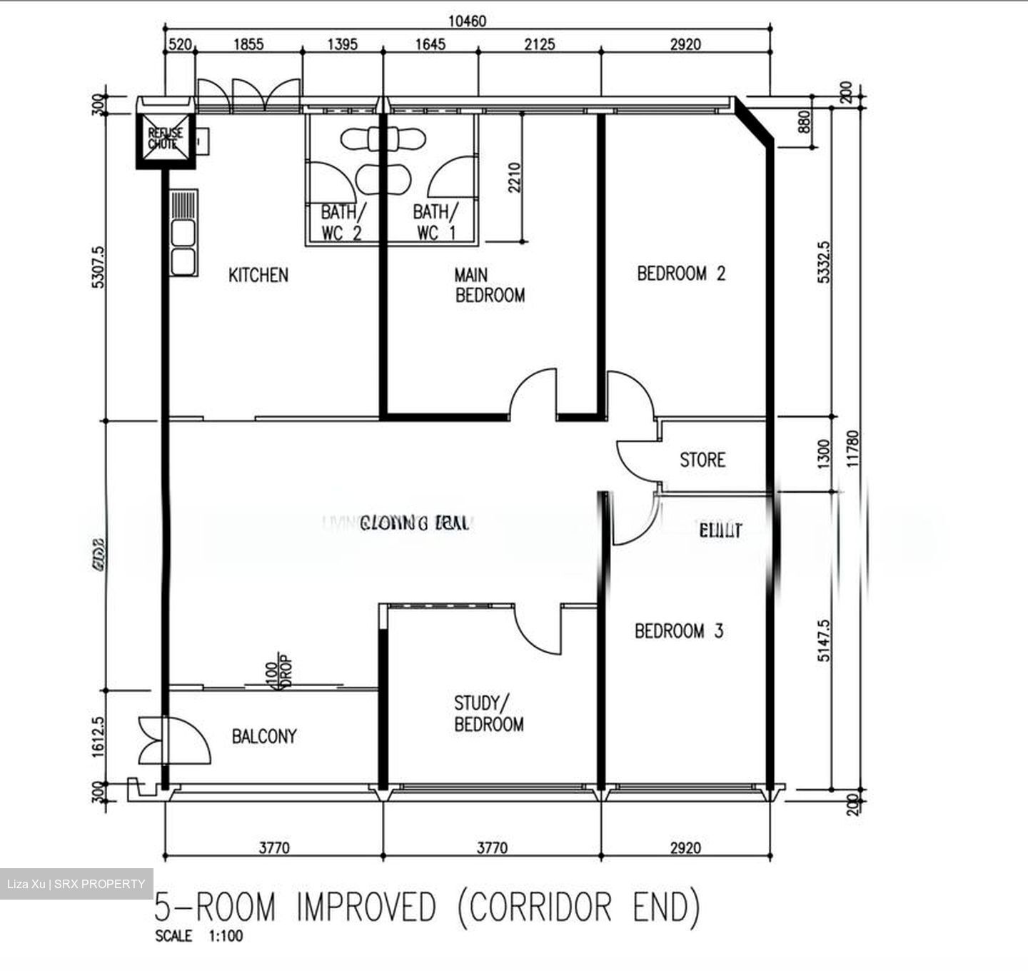 Blk 161 Simei Road (Tampines), HDB 5 Rooms #556203871